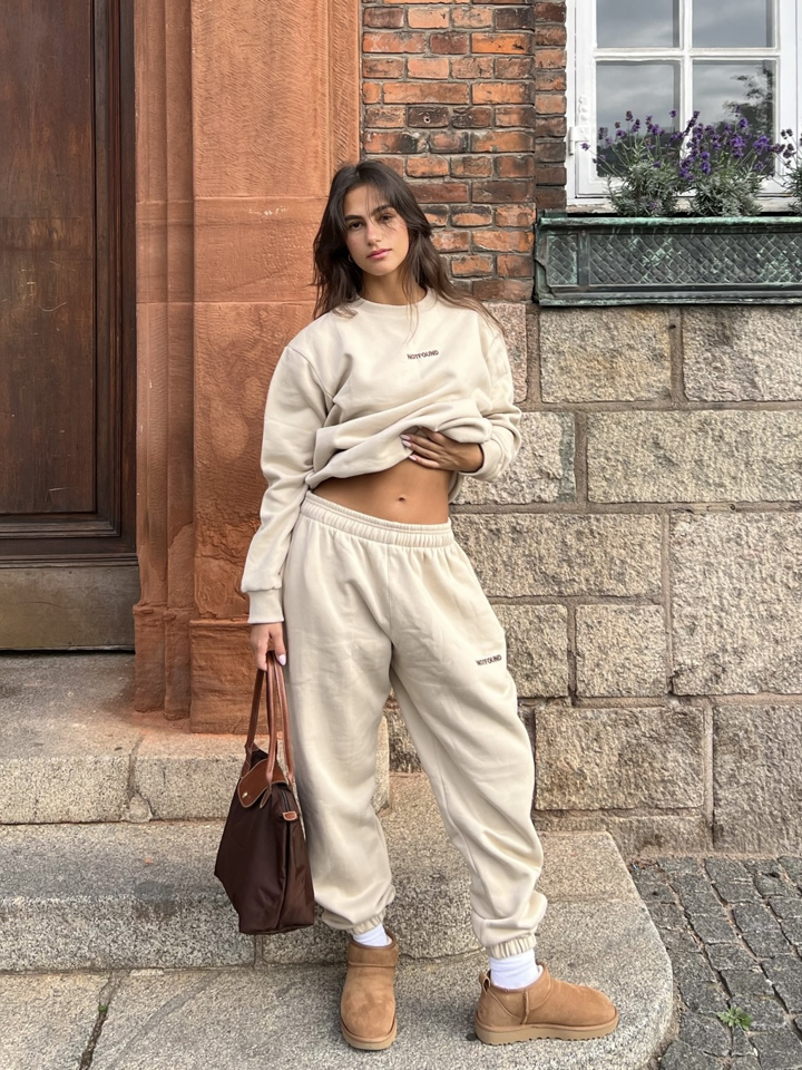 basic beige sweats